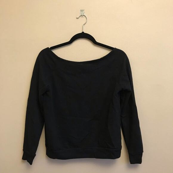 Young & Reckless (Y&R) S scoop neck sweater black red Los Angeles - Picture 5 of 7